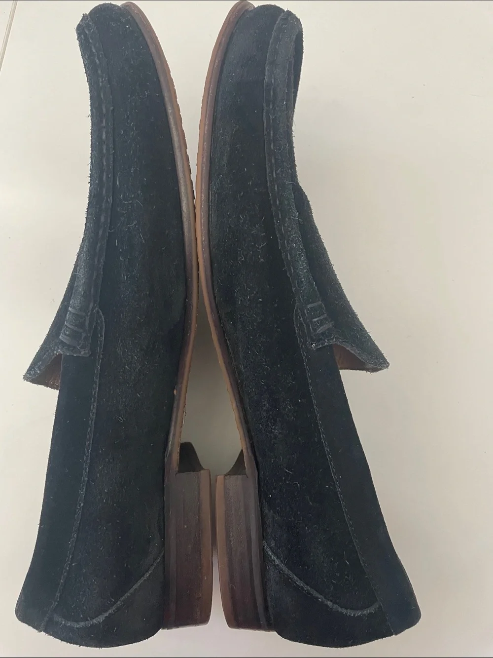 Tommy Bahama Black Suede Southshore Slip-On Loafers